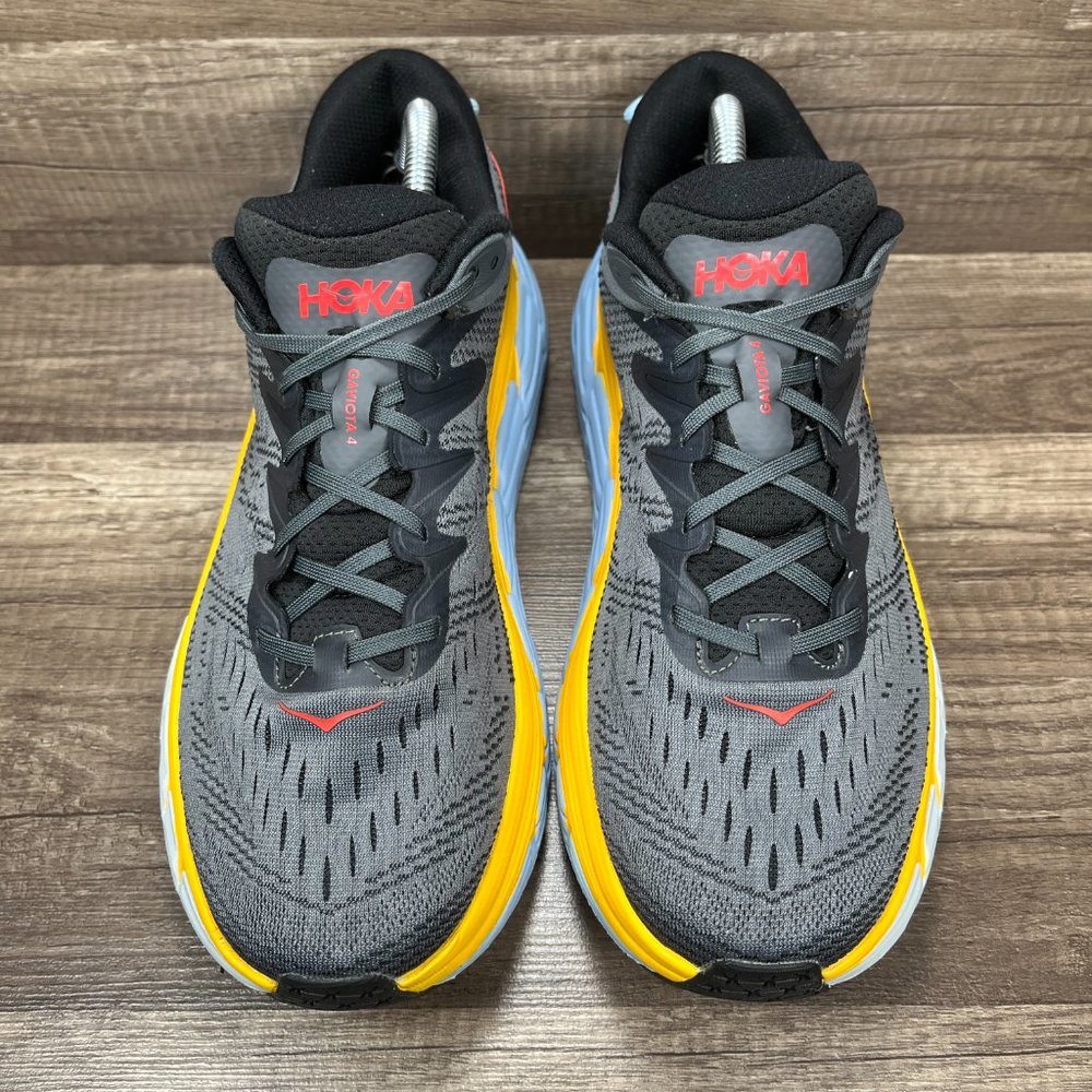 Hoka Gaviota 4 Gray Blue Mens US Size 10.5 EUR 44.67 1123198 CARC Running Shoes - Picture 3 of 10